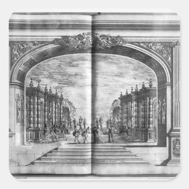 Scene from 'The Shepherd's Oracles' Square Sticker (Front)