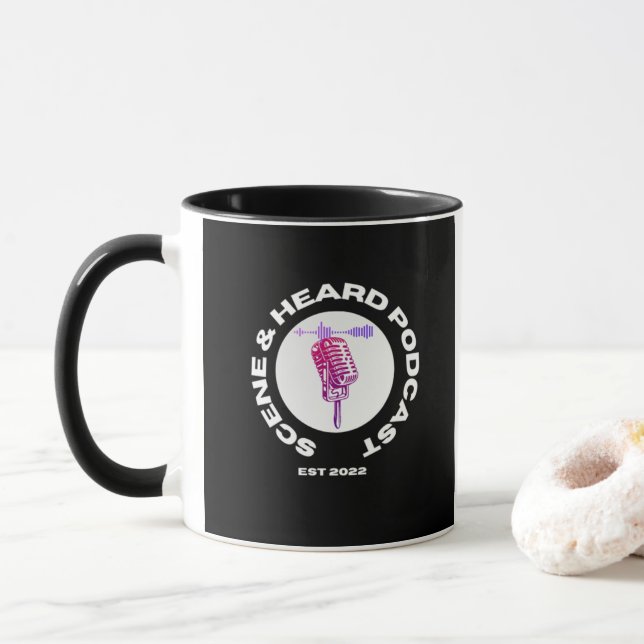 Scene & Heard Coffee Mug (With Donut)
