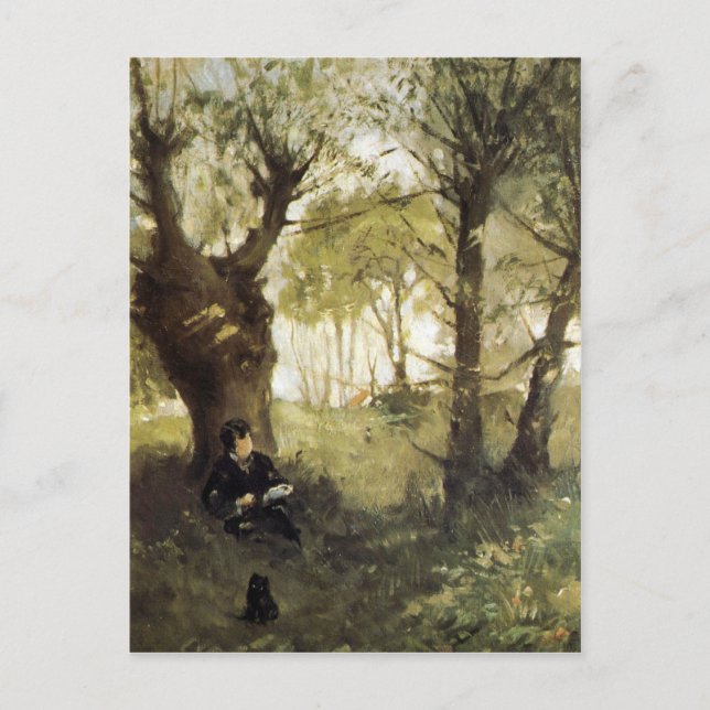 Scene in Auvers by Berthe Morisot Postcard (Front)