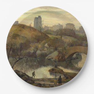 Scene in Central Park (New York City, NY, USA) Paper Plates