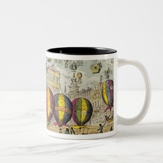 Scene in the Farce 'Lofty Prospects' Two-Tone Coffee Mug (Right)