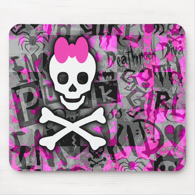 Scene Kid Graffiti Mouse Pad (Front)