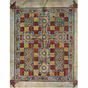Scene Lindisfarne Gospels: Carpet Page By Meister Cutout