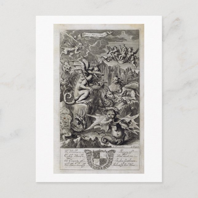 Scene of Hell, illustration from Book 1 Part 3 Cha Postcard (Front)