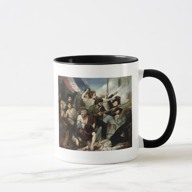 Scene of the 1830 Revolution Mug (Right)
