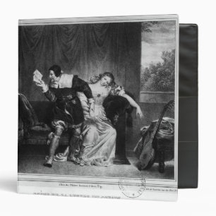 Scene of the cousin's letter 3 ring binder