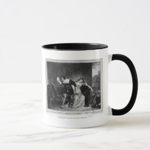 Scene of the cousin's letter mug