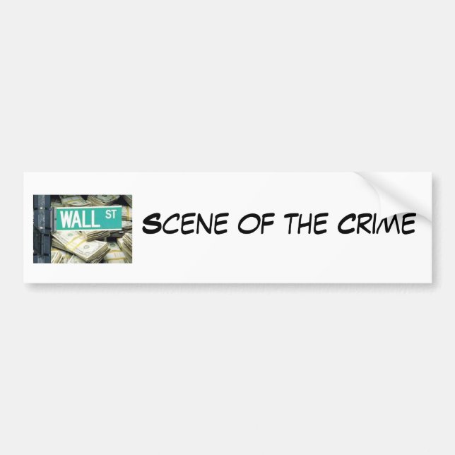 Scene of the Crime Bumper Sticker (Front)