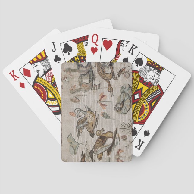 Scene of waterfowl on the Nile, House of Faun Poker Cards (Back)