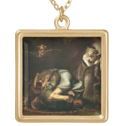 Scene of Witches from The Masque of Queens by Be Gold Plated Necklace