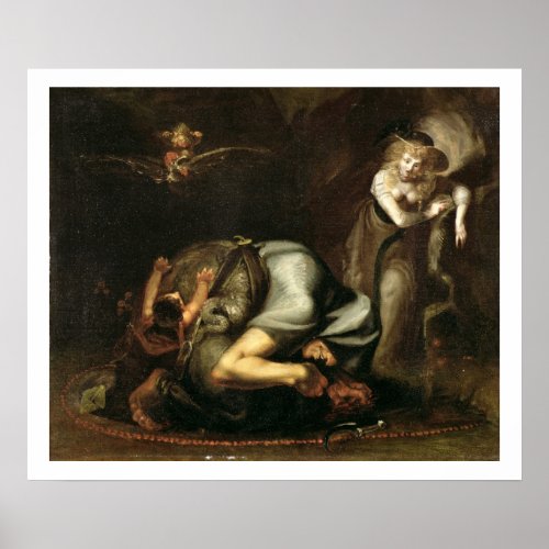 Scene of Witches from The Masque of Queens by Be Poster