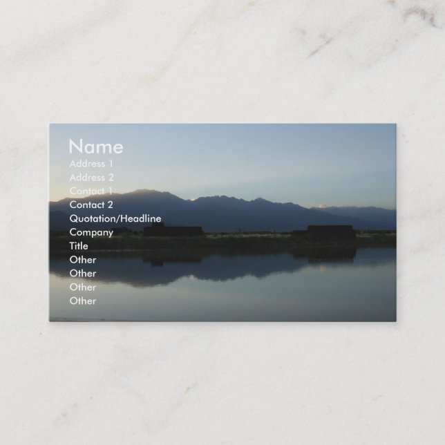 scenery1 business card (Front)