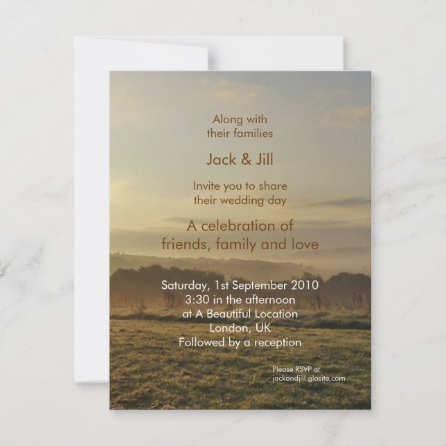 Scenery 4.25x5.5 invitation (Front)