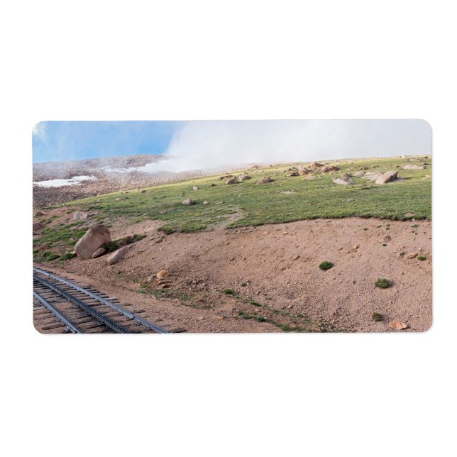 Scenery Along Historic Cog Railway Label (Front)