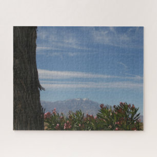 Scenery California Mountains Palm Springs Blue Jigsaw Puzzle