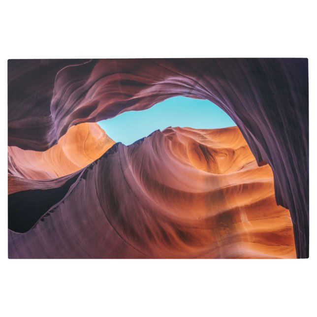 Scenery: Lower Antelope Canyon, Page, USA Metal Print (Front)