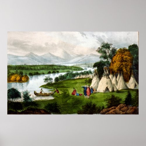 Scenery of the Upper Mississippi Poster
