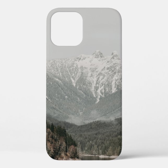 SCENERY OF TREES AND MOUNTAIN Case-Mate iPhone CASE (Back)