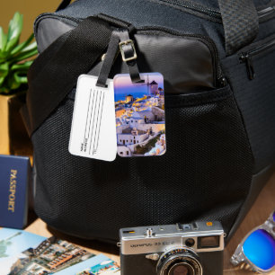 Scenery  Oia Luggage Tag