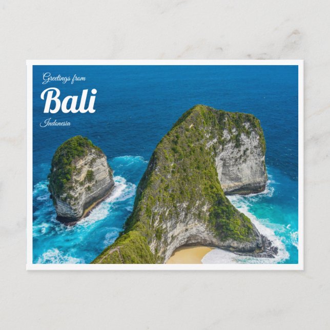Scenery Postcard - Nusa Penida Bali Indonesia (Front)