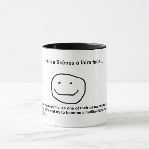 Scnes  faire face mug