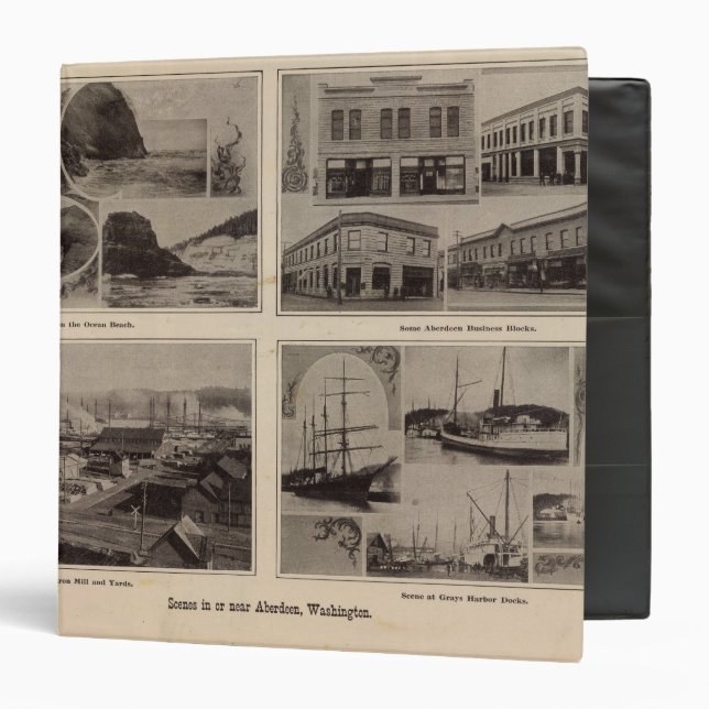 Scenes Aberdeen, Wash 3 Ring Binder (Front/Inside)