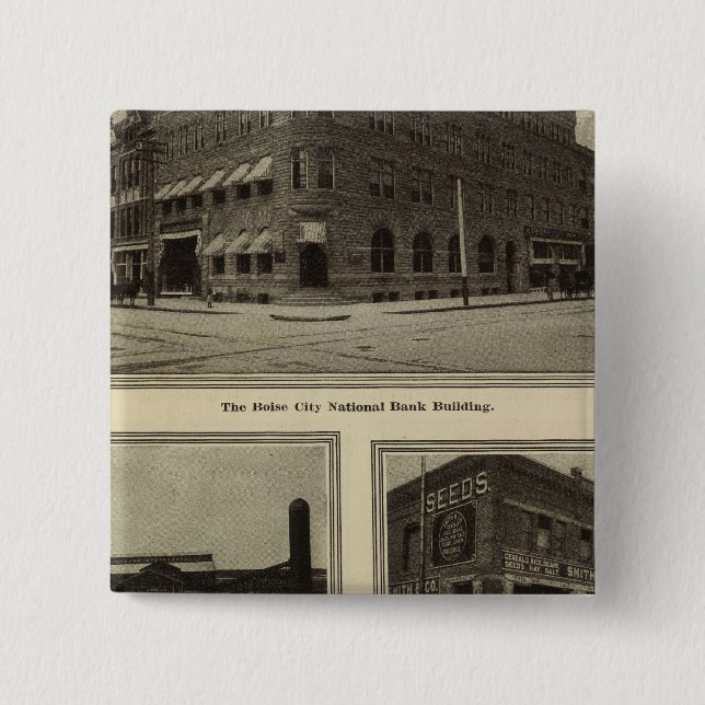 Scenes, Boise, Idaho Pinback Button (Front)