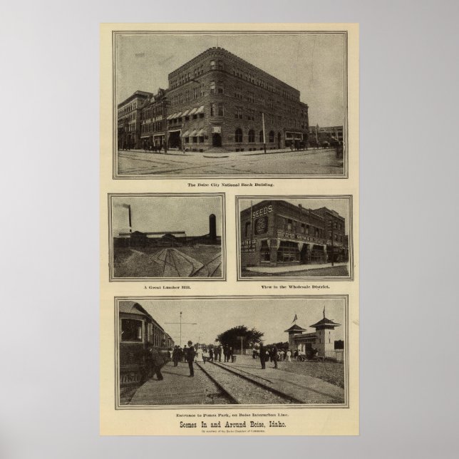 Scenes, Boise, Idaho Poster (Front)