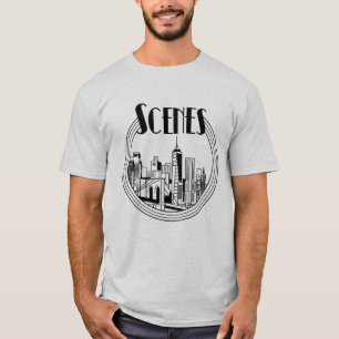 Scenes Circle Skyline T-Shirt