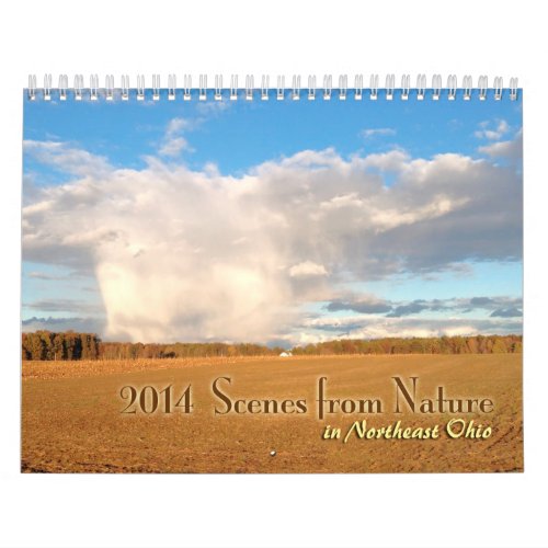 Scenes from Nature in Northeast Ohio for 2014 Calendar
