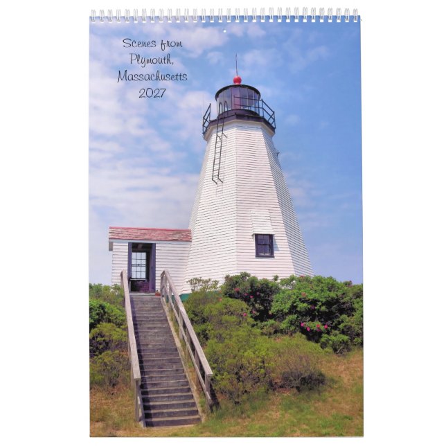 Scenes from Plymouth Massachusetts  Calendar (Cover)
