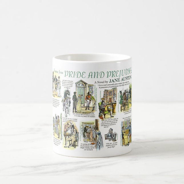Scenes from Pride and Prejudice Coffee Mug (Center)