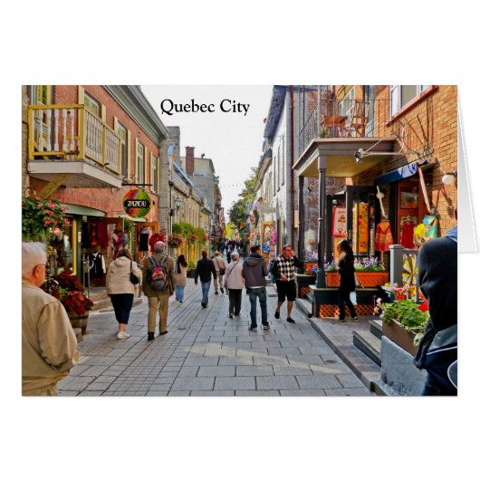 Scenes from Quebec City Cards (Front Horizontal)