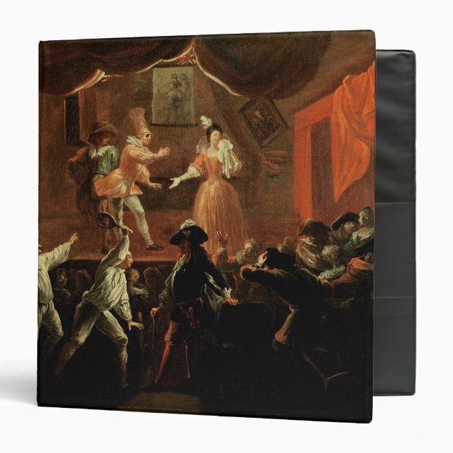 Scenes from 'Roman Comique' by Paul 3 Ring Binder (Front/Inside)