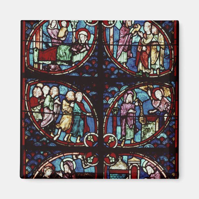 Scenes from the life of Saint John the Baptist Magnet (Front)