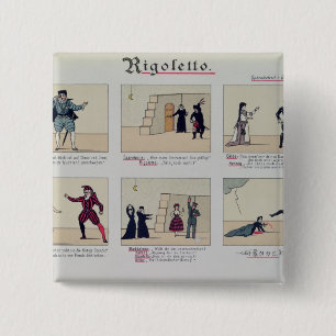 Scenes from the Opera 'Rigoletto' Button