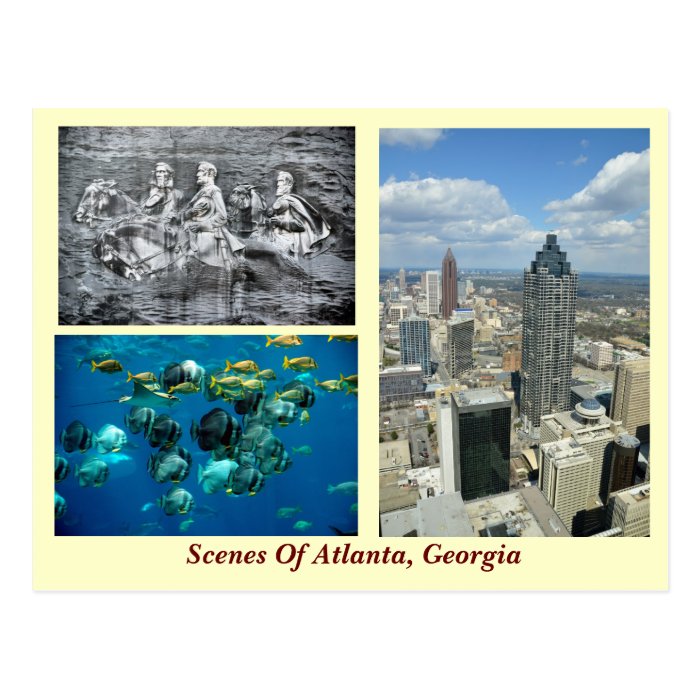 Scenes of Atlanta, Georgia Postcards