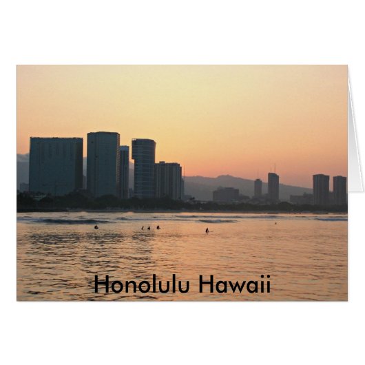 Scenes of Honolulu Cards (Front Horizontal)