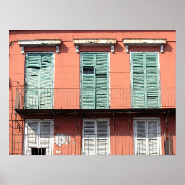 Scenes of New Orleans I Poster (Front)