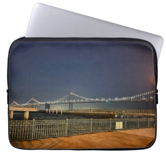 Scenes of San Francisco Bay Bridge Laptop Case