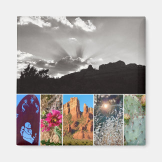 Scenes of Sedona Collage Photo Magnet
