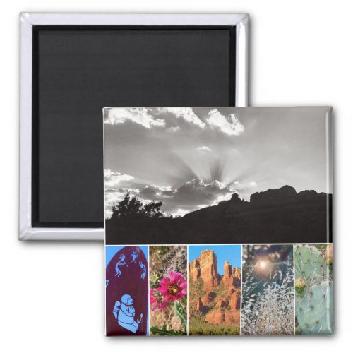 Scenes of Sedona Collage Photo Magnet