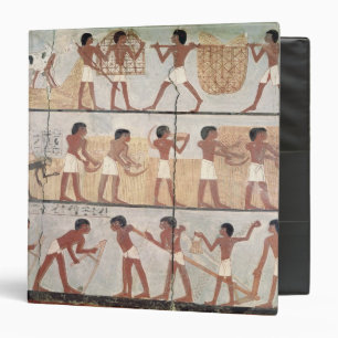 Scenes of sowing from the Tomb of Unsou 3 Ring Binder