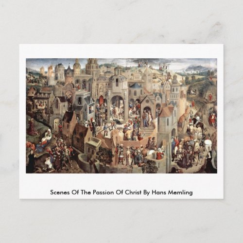 Scenes Of The Passion Of Christ By Hans Memling Postcard