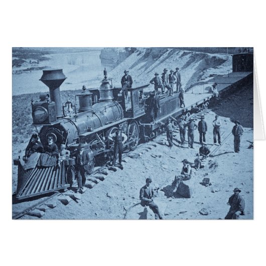 Scenes on the Union Pacific Railroad Cyan (Front Horizontal)