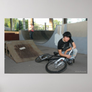 Scenester BMX Model Poster