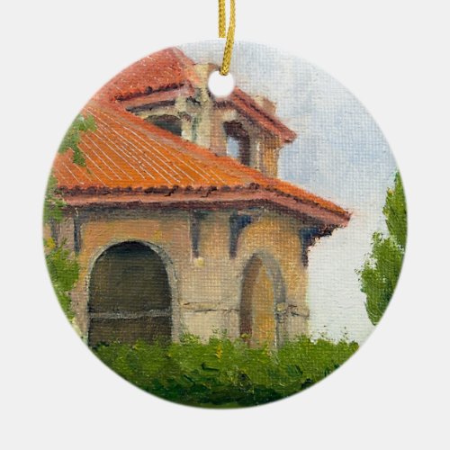 Scenic 1904 Worlds Fair Pavilion _ St Louis Ceramic Ornament