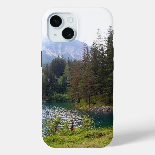 Scenic Alpine Forrest and Lake Case-Mate iPhone Case (Back)
