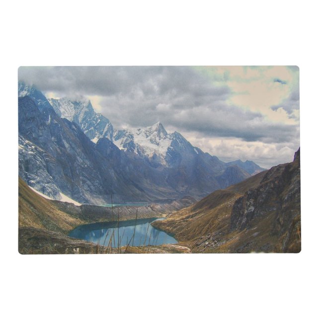 Scenic Alpine Mountains Photo Placemat (Front)