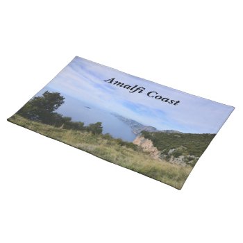 Scenic Amalfi Coast In Italy Cloth Placemat by GoingPlaces at Zazzle